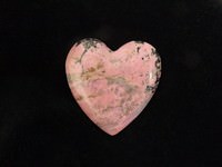 Rhodonite Heart Cabochon